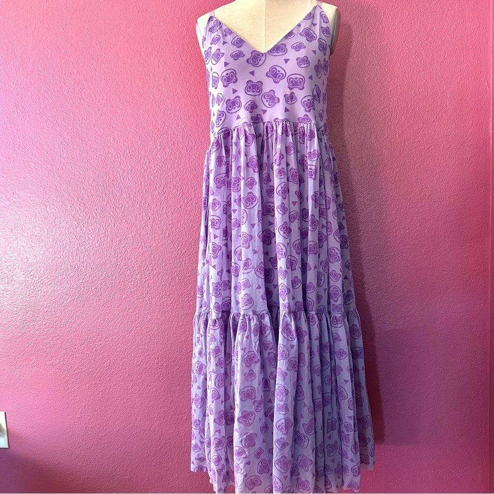 Blackmilk Animal Crossing Timmy And Tommy Purple Sheer
Midaxi Dress medium